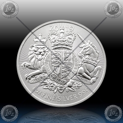 1oz V. BRITANIJA 2 Pounds 2019 (ROYAL ARMS) UNC